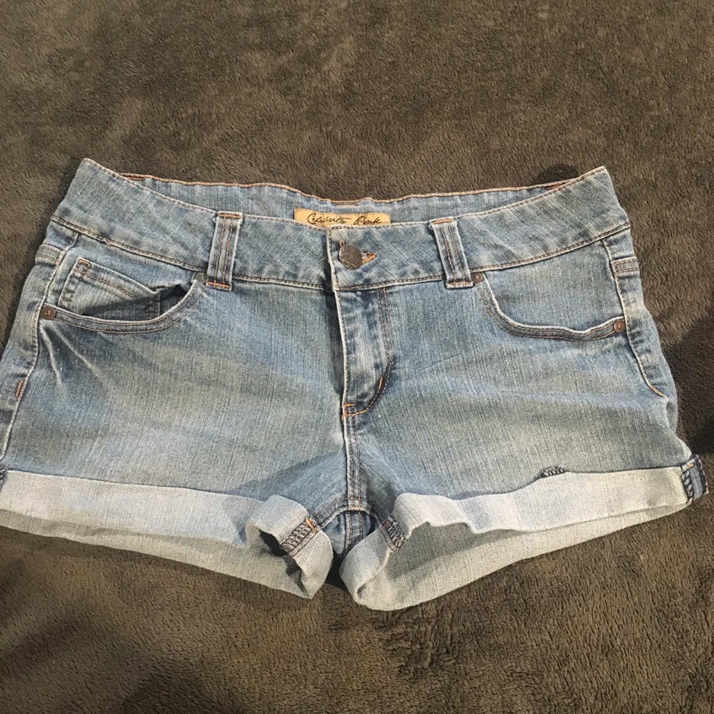 Denim shorts